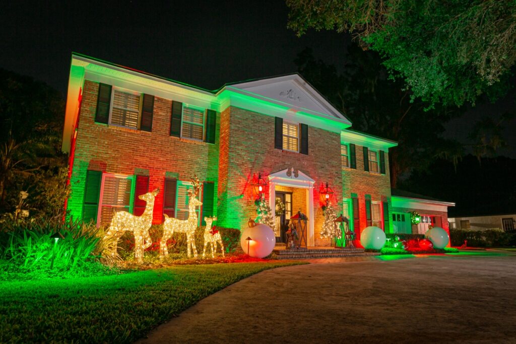 Temporary Christmas Lighting and Decoration Installation